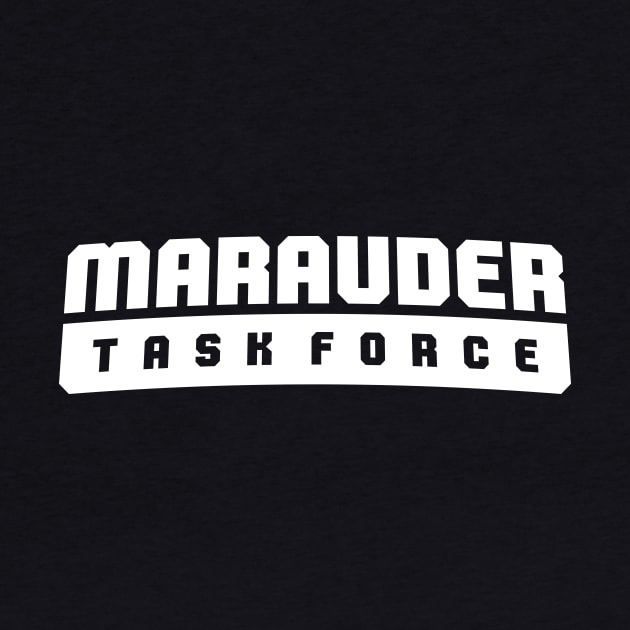 Marauder Task Force Banner Logo White by Marauder "Gun-Runners" 